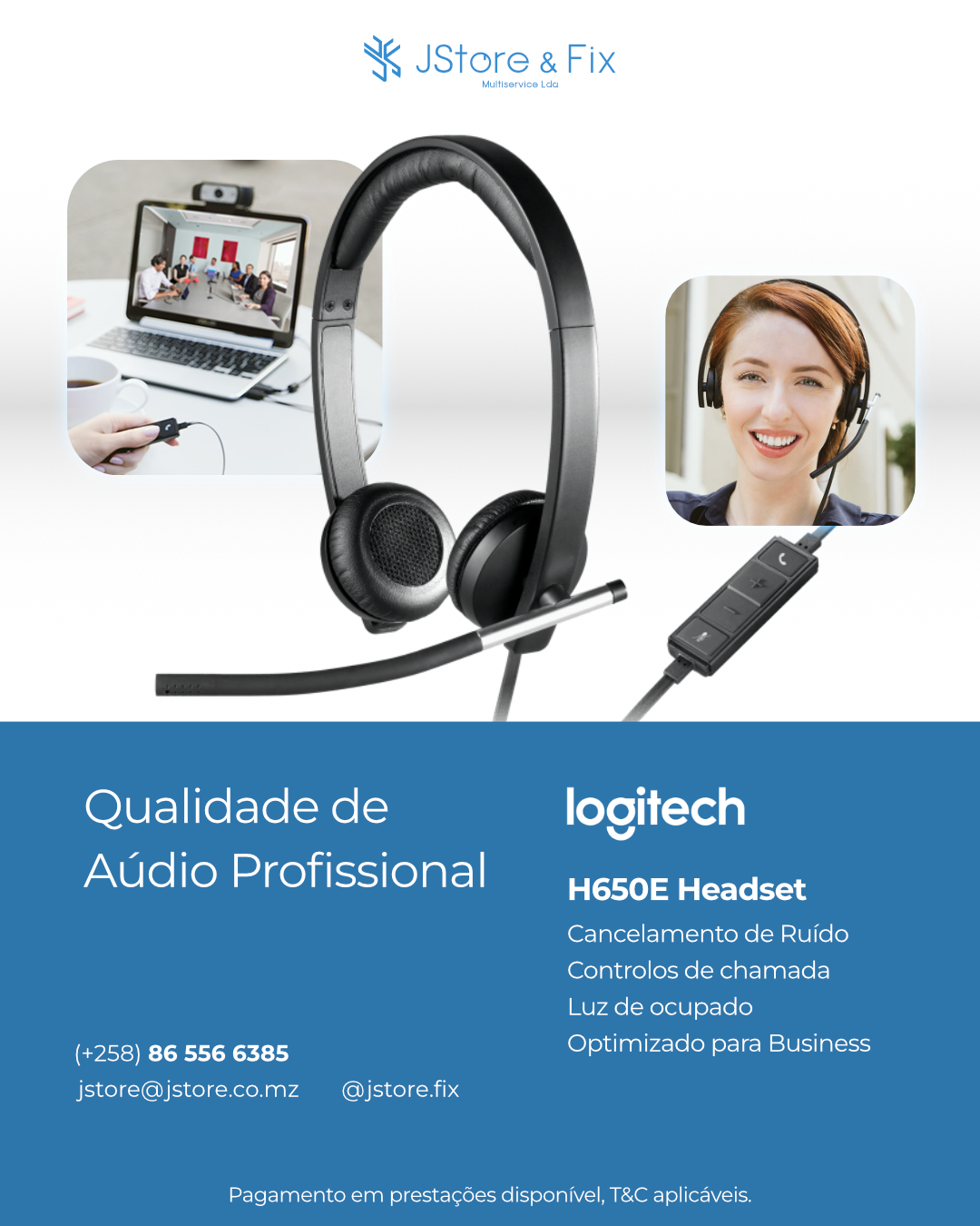 Logitech H650E Business Headset
